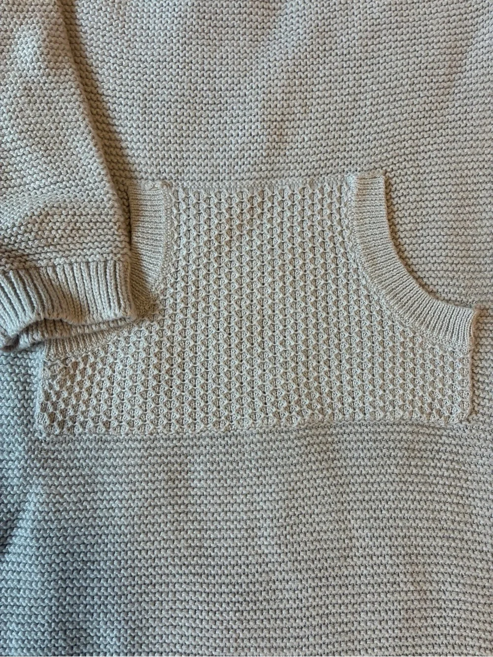 Primary Heathered Blue Henley Romper 6-12M | Soft One-Piece Outfit nwot